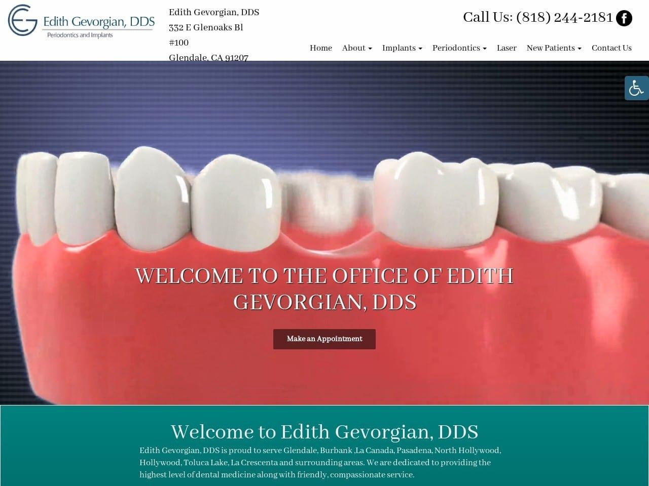 Gevorgian Edith DDS screenshot