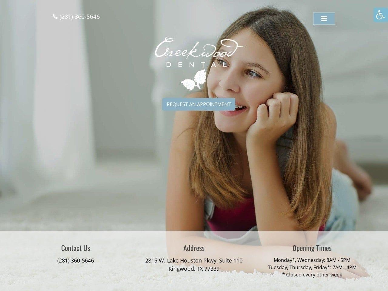 Creekwood Dental screenshot