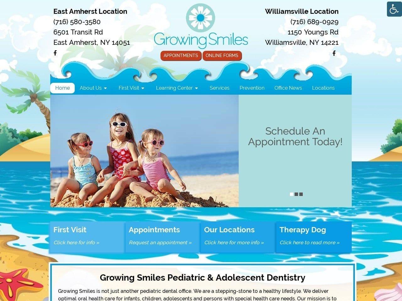 Growing Smiles Pediatric Dentist screenshot