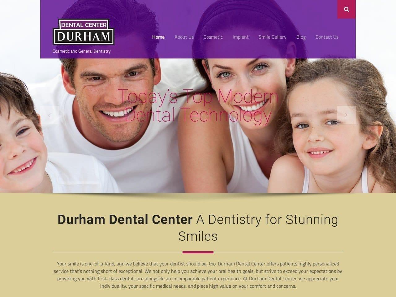 Durham Dental Center screenshot