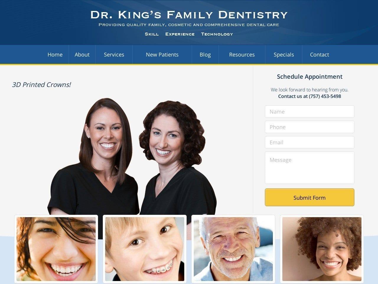 Dr. Christopher T. King DDS screenshot