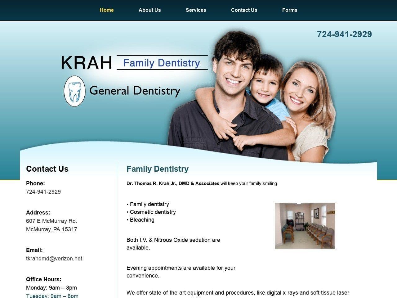 Thomas R Krah & Associates screenshot