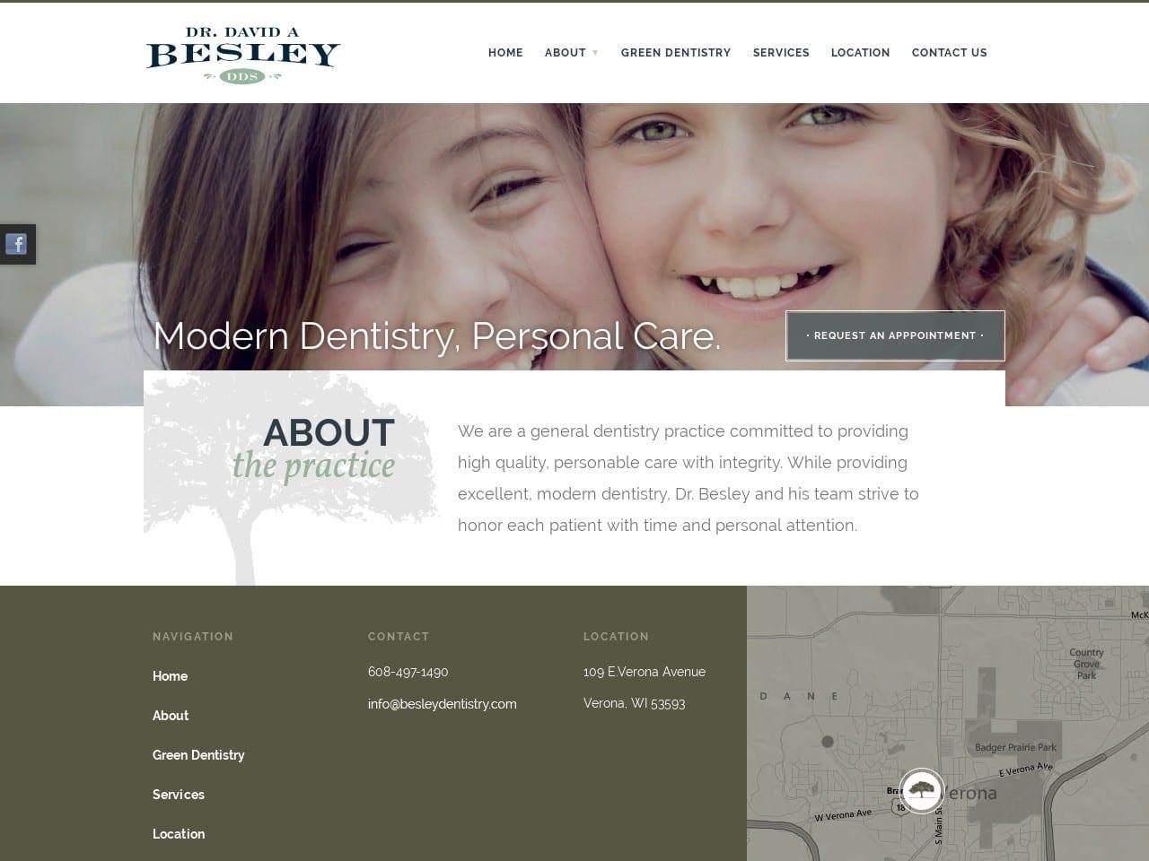 Dr. David A. Besley DDS screenshot