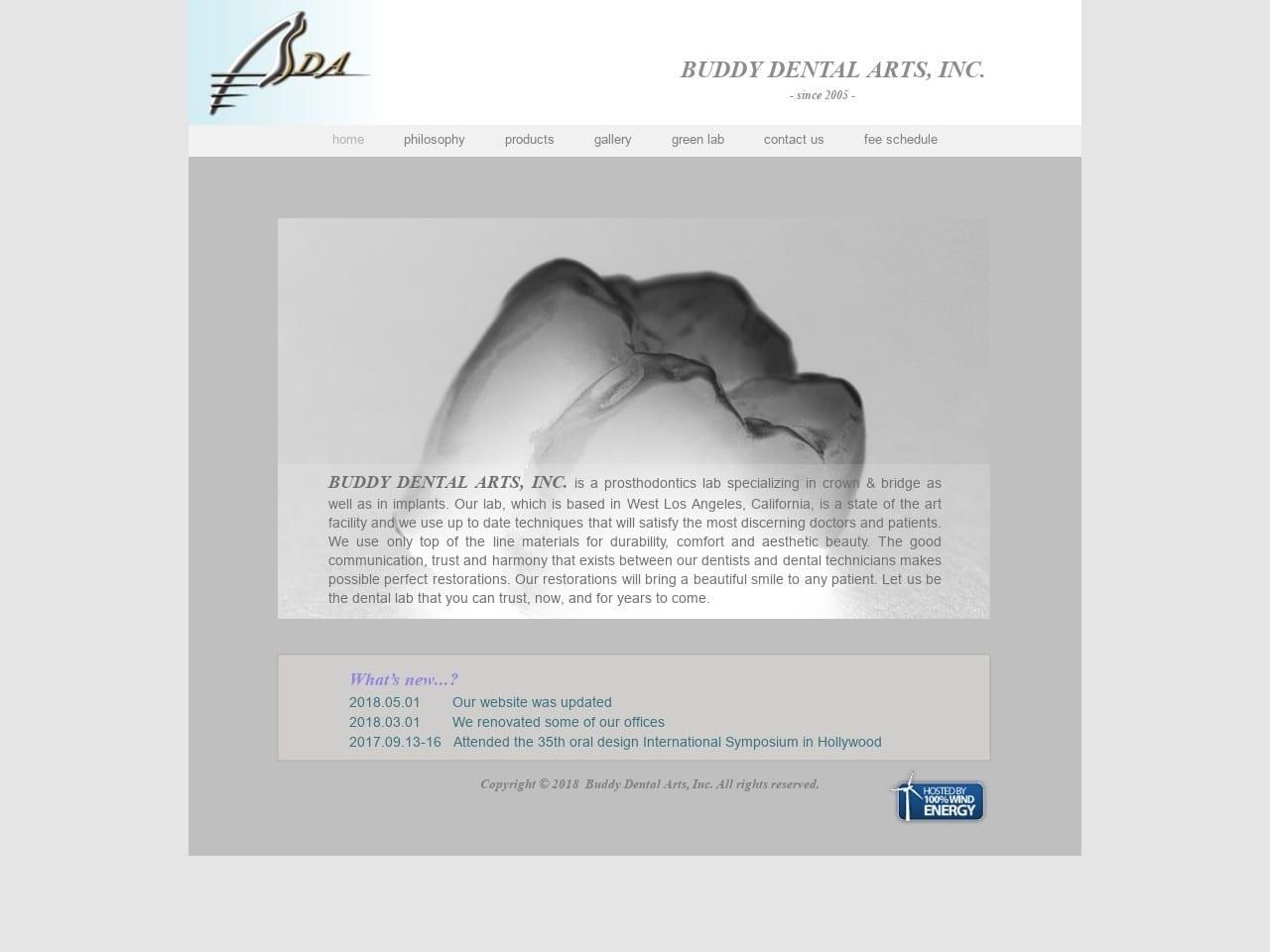 Buddy Dental Arts Inc. screenshot