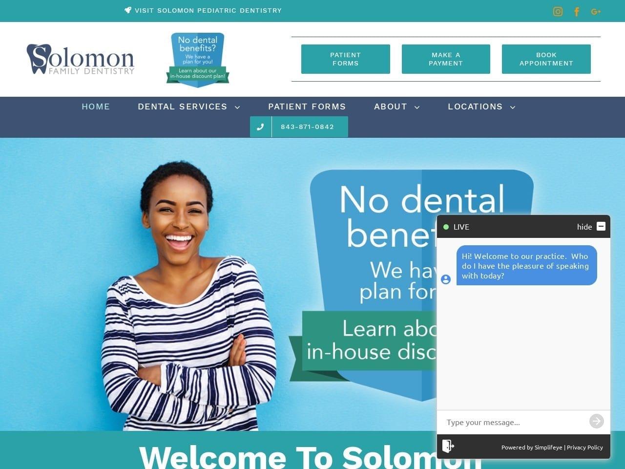 Solomon Dentistry screenshot
