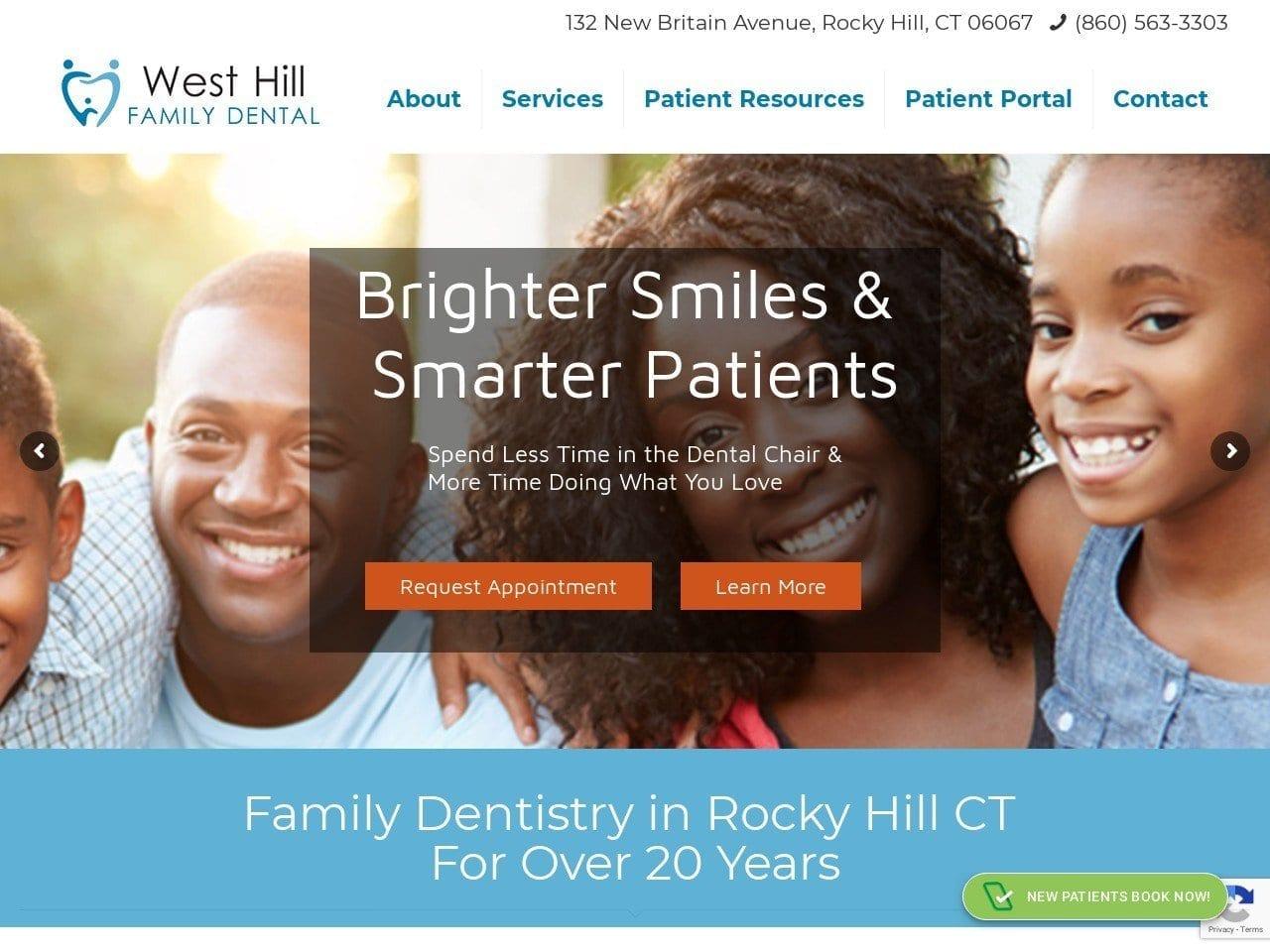 Westhill Family Dental screenshot