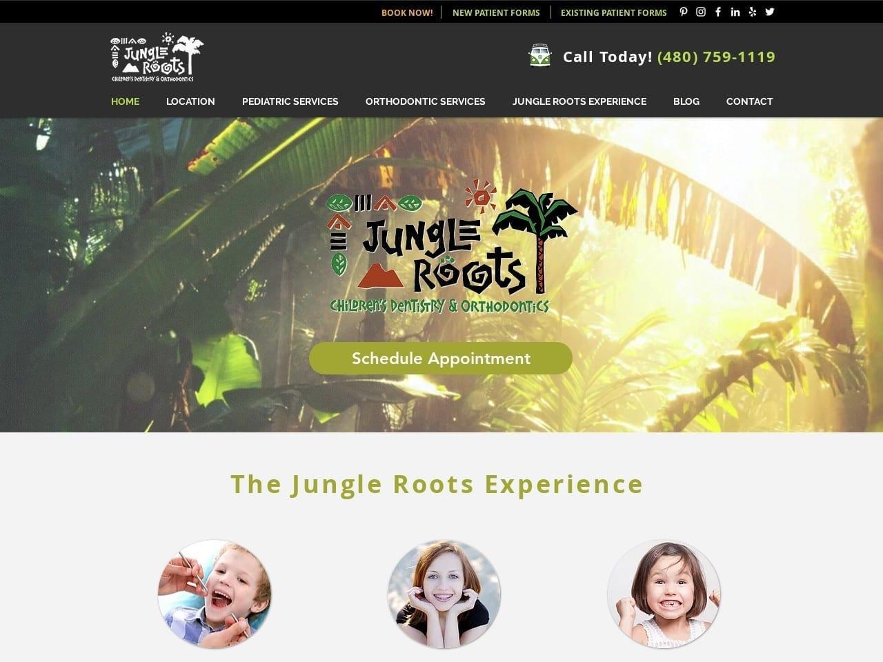Jungle Roots Children Dentist Culp III John E DMD screenshot