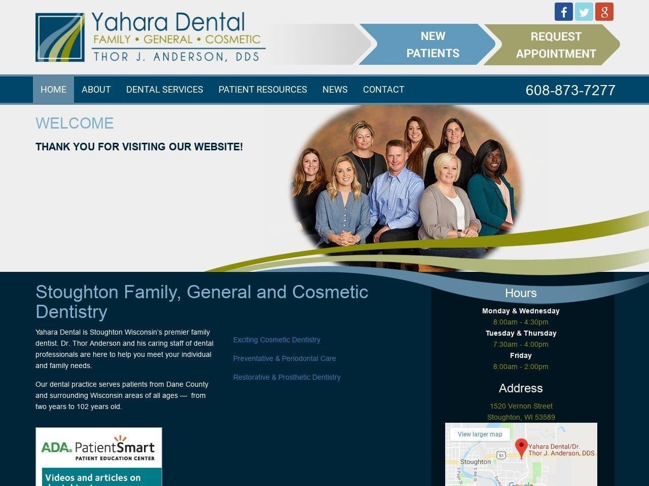 Dr. Thor J. Anderson DDS screenshot