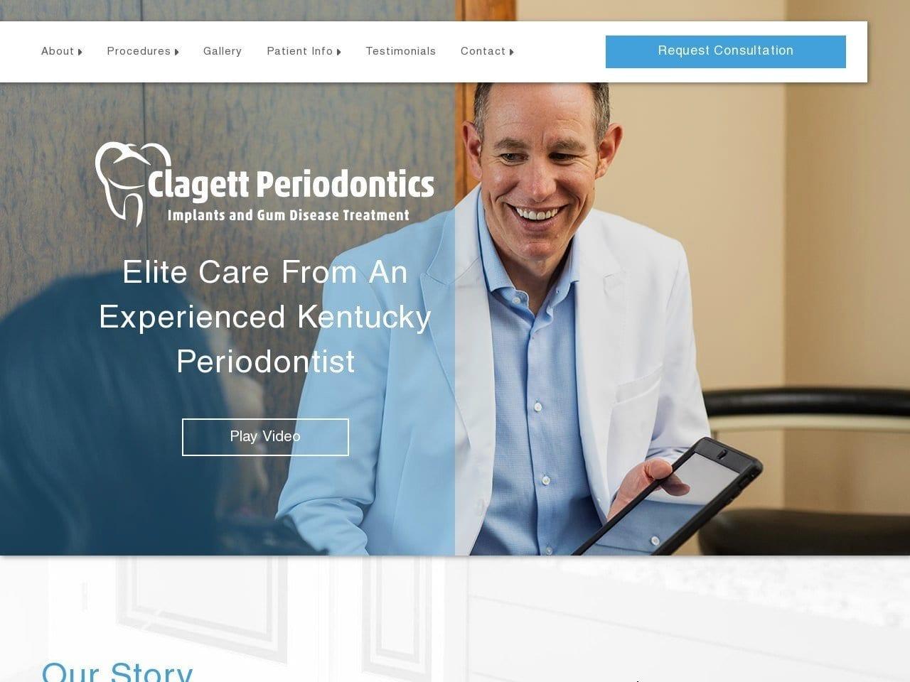 Clagett Periodontics & Implant screenshot
