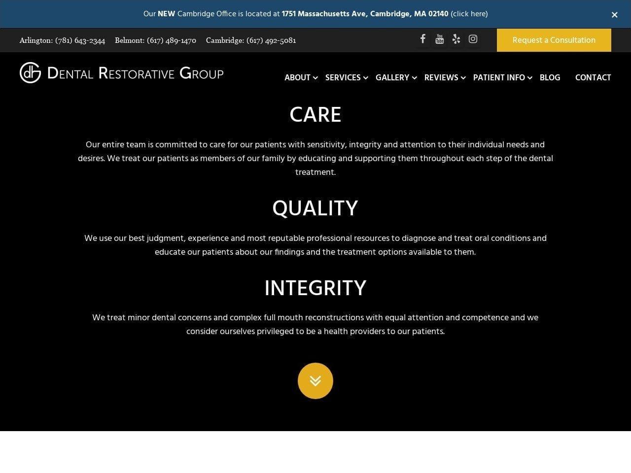 Joseph Maniscalco DDS screenshot