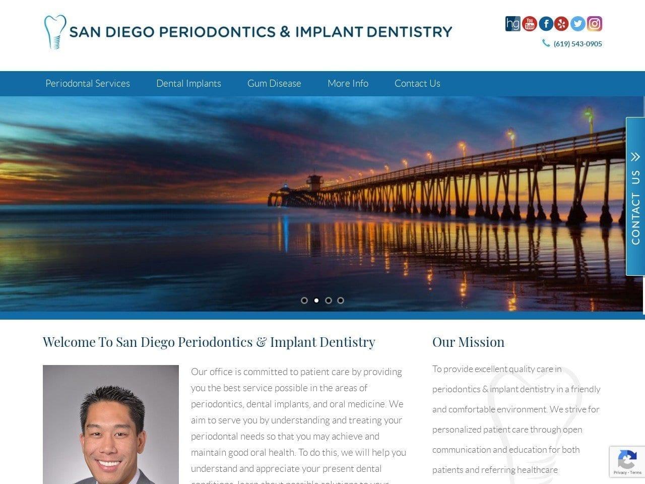 San Diego Periodontics screenshot