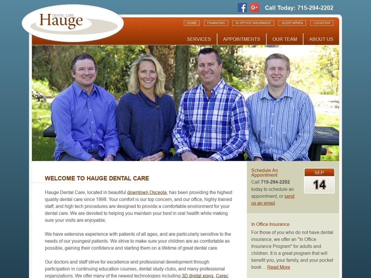 Hauge Dental Care screenshot