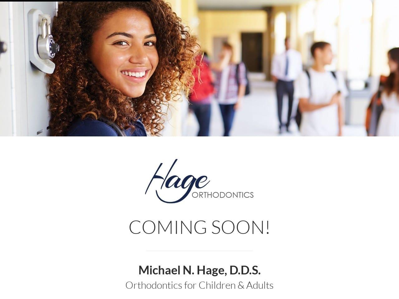 Hage Orthodontics screenshot