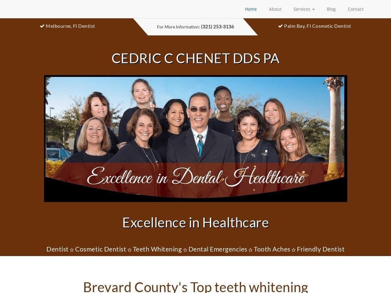 Cedric C Chenet DDS PA screenshot