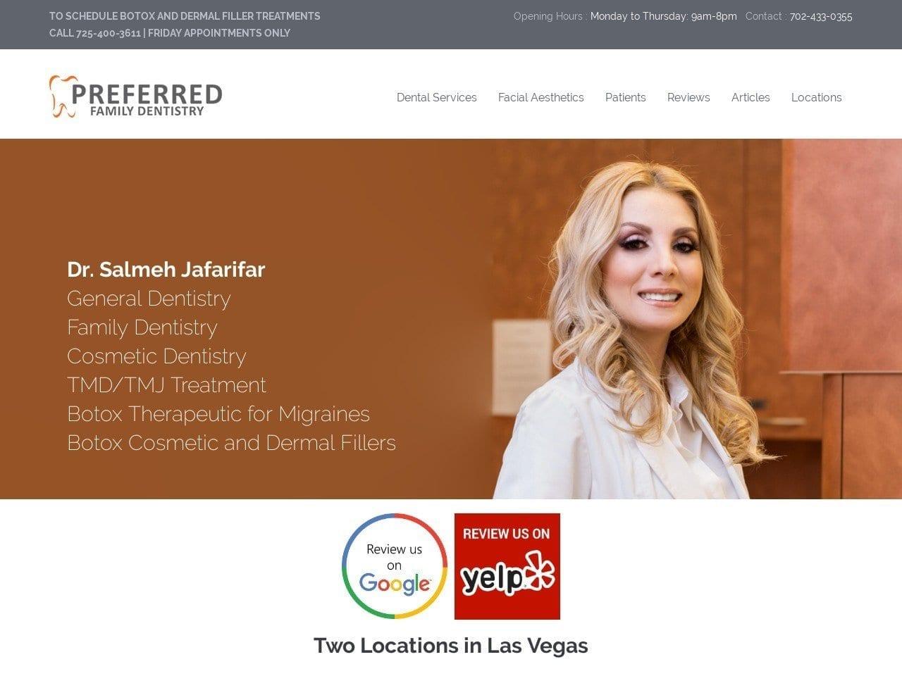 Preferred Family Dentistry screenshot