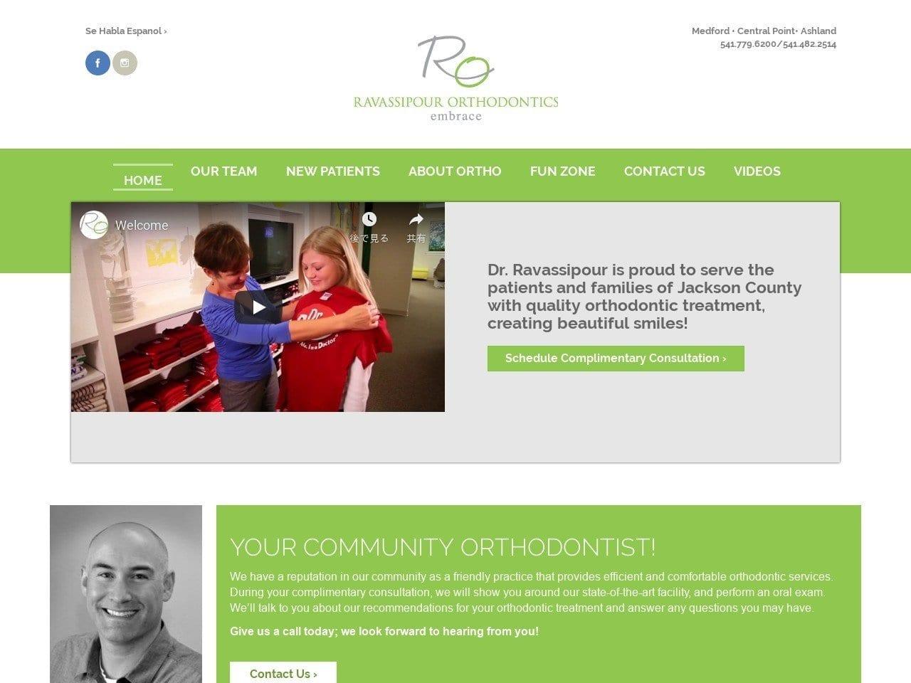 Ravassipour Orthodontics screenshot
