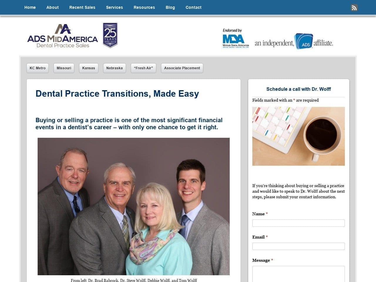 EMA Dental Practice Sales screenshot