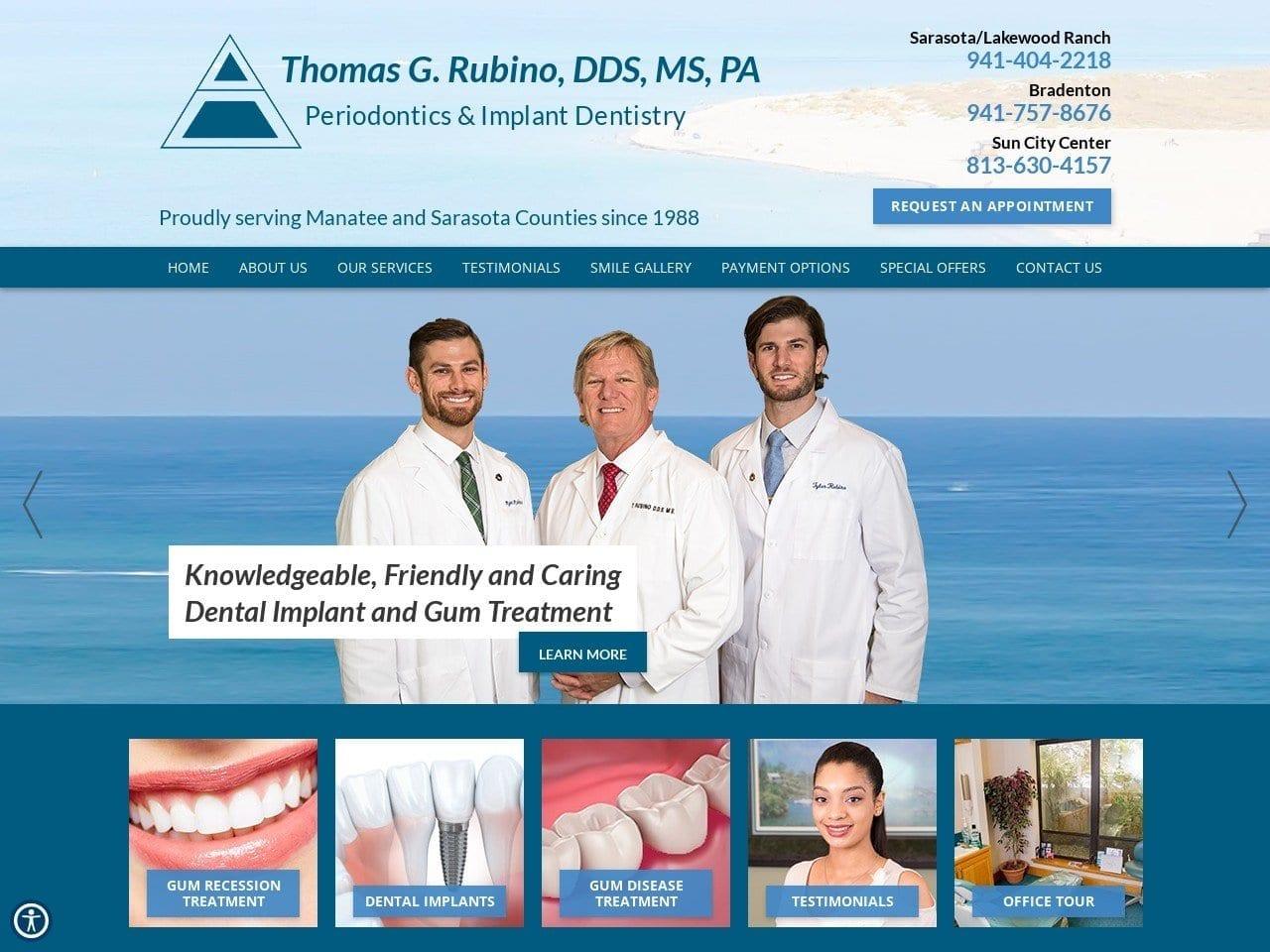 Dr. Thomas G. Rubino DDS MS PA