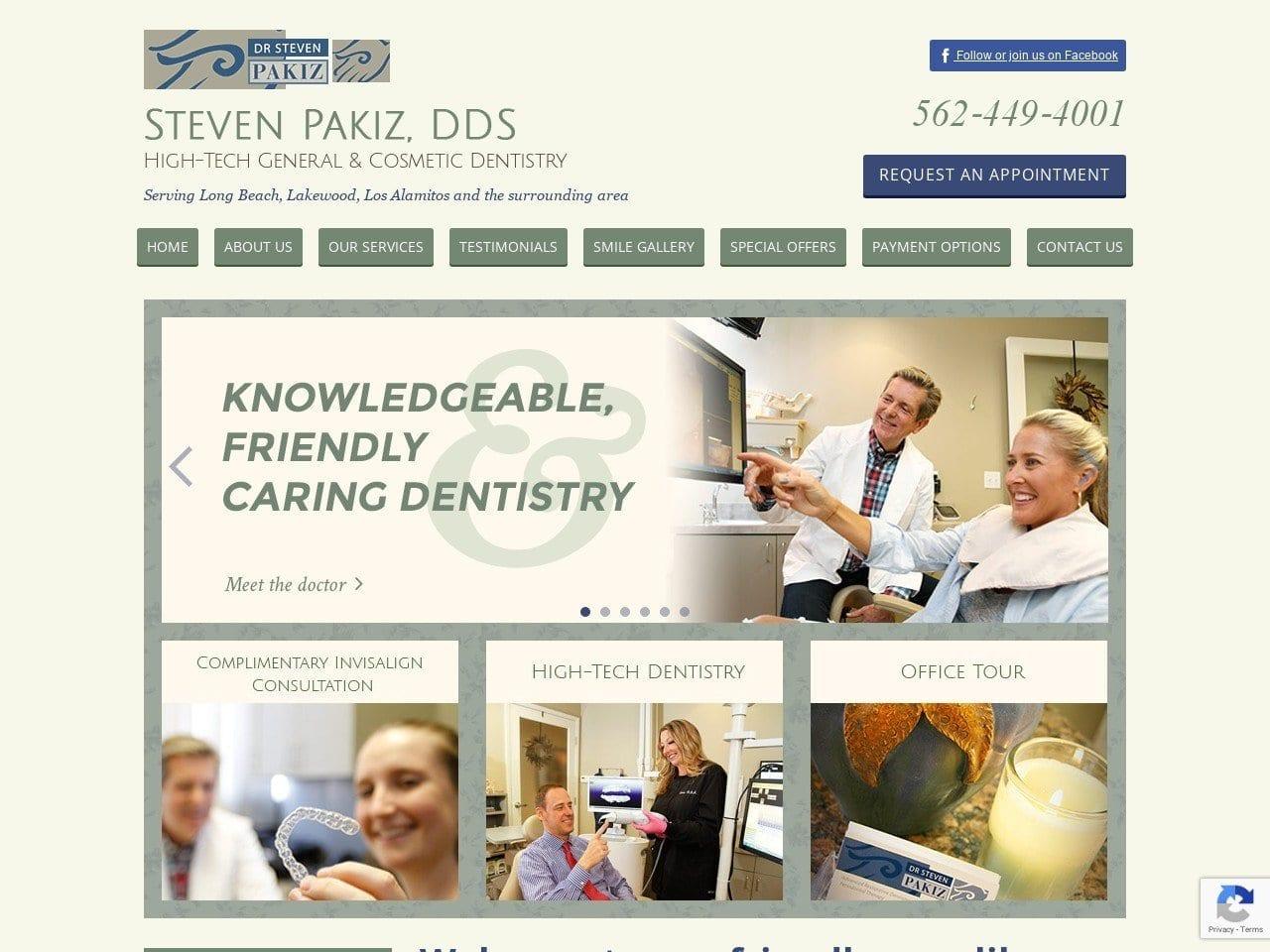 Steven L. Pakiz DDS screenshot