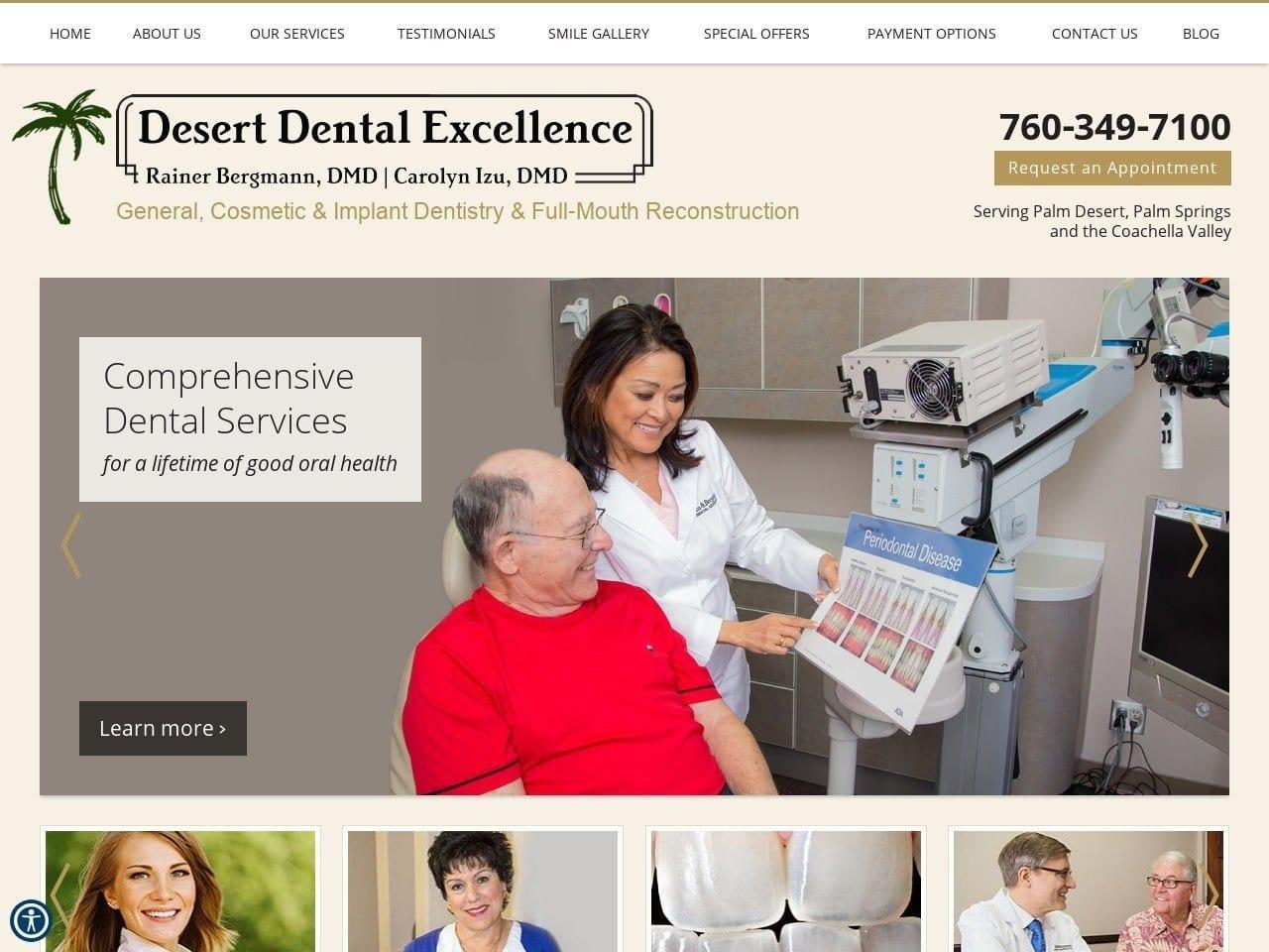 Izu & Bergmann Dental Associates screenshot