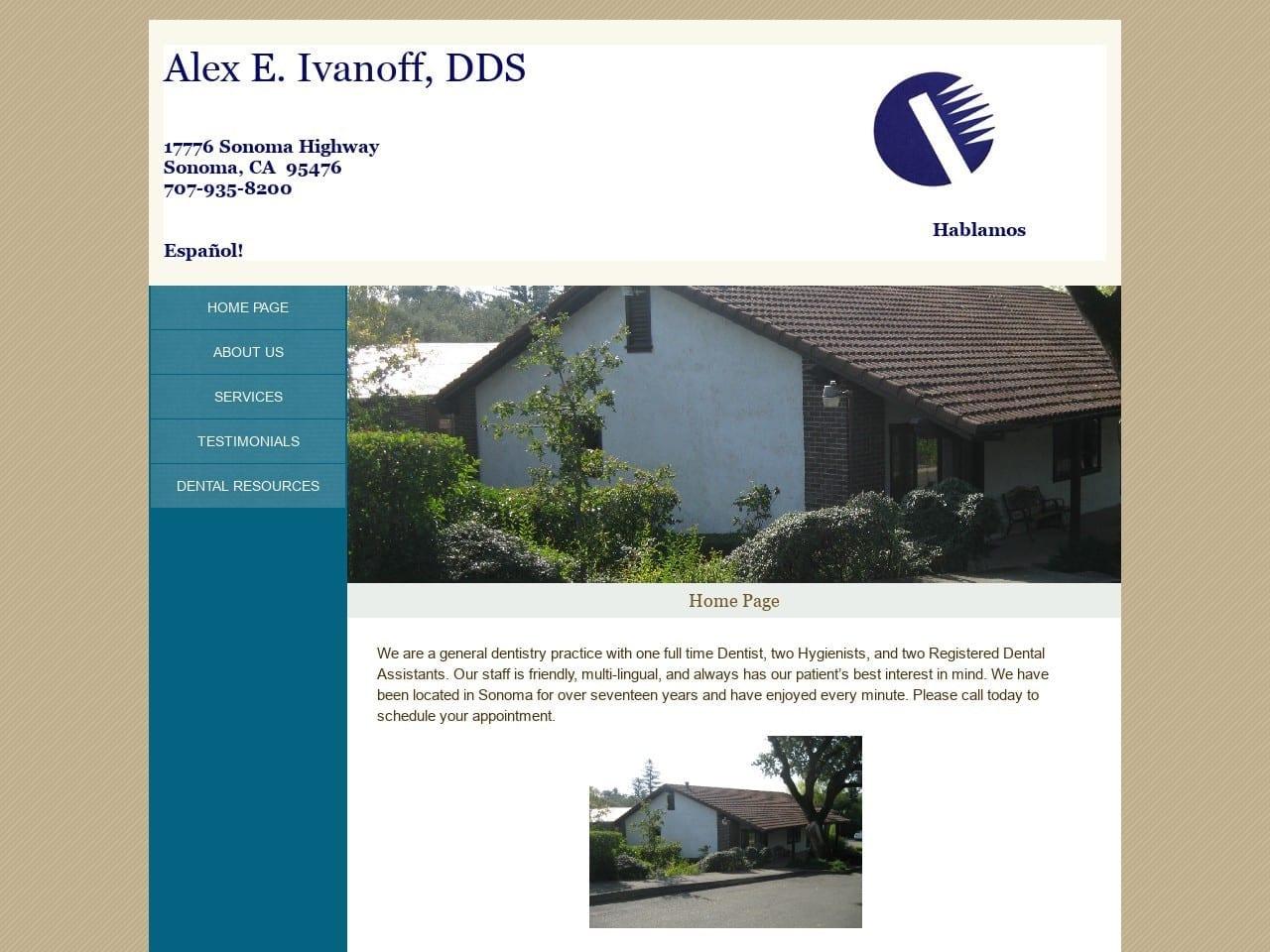 Dr. Alexander E. Ivanoff DDS