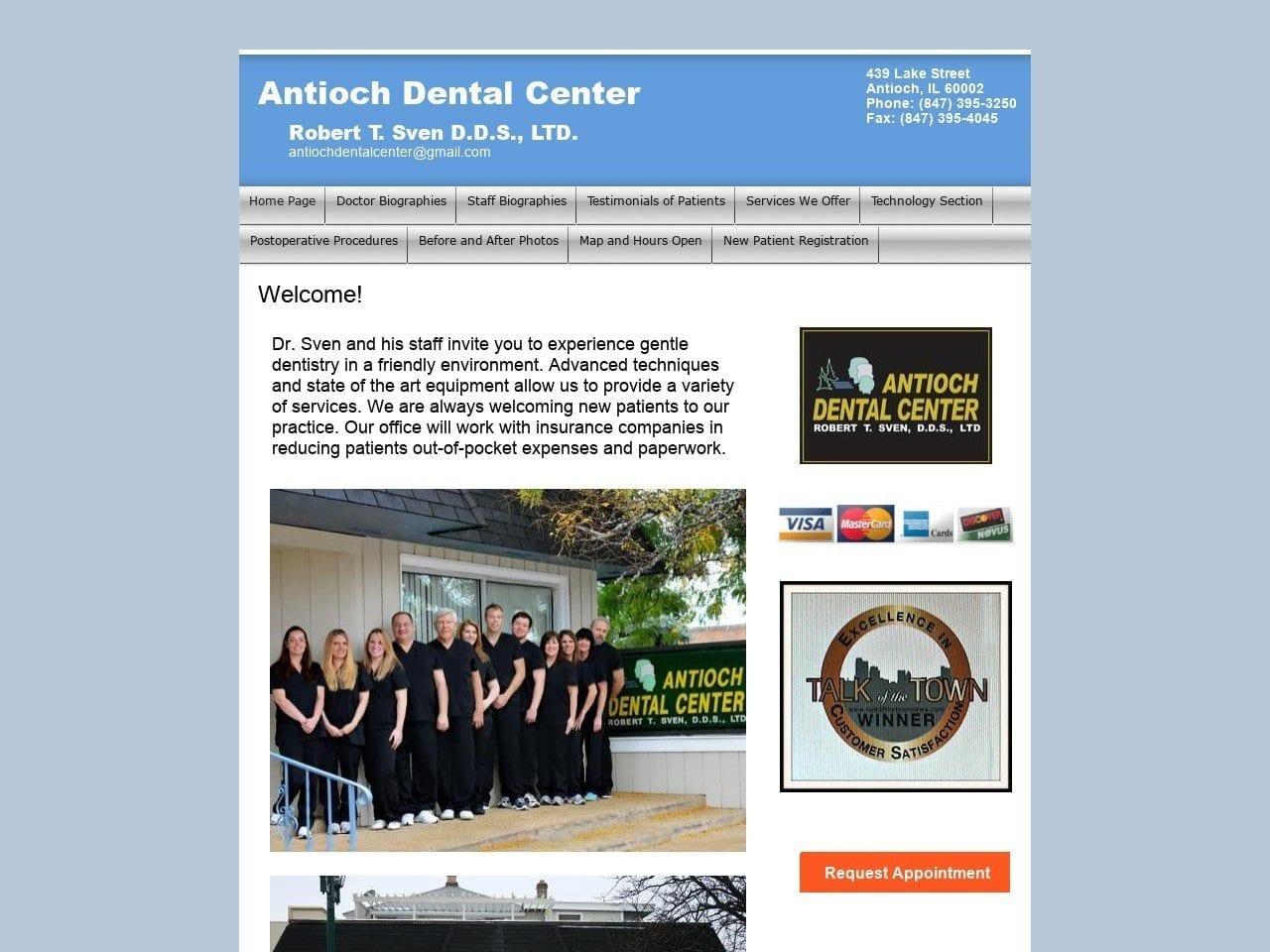 Antioch Dental Center screenshot