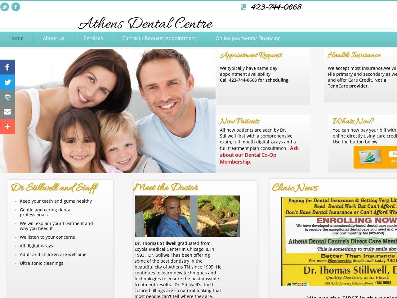 Athens Dental Center screenshot