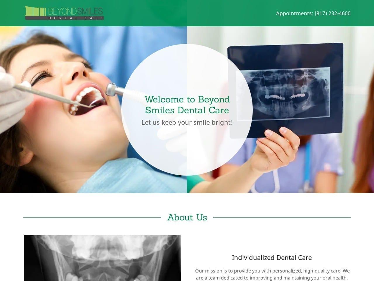 Beyond Smiles Dental Care Edwina Evangelista DDS screenshot