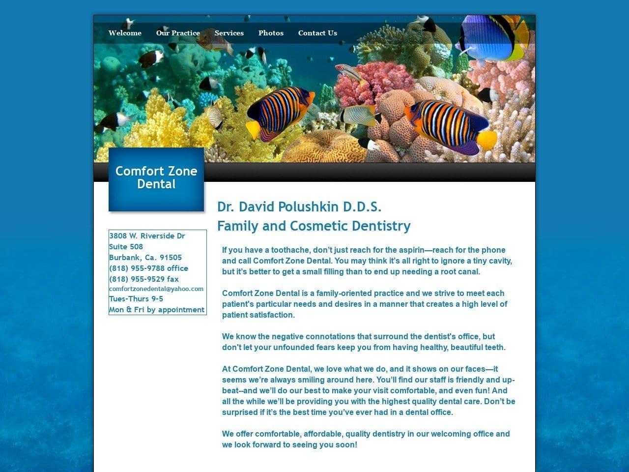 Comfort Zone Dental screenshot