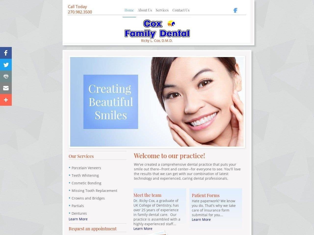 Cox Family Dental screenshot