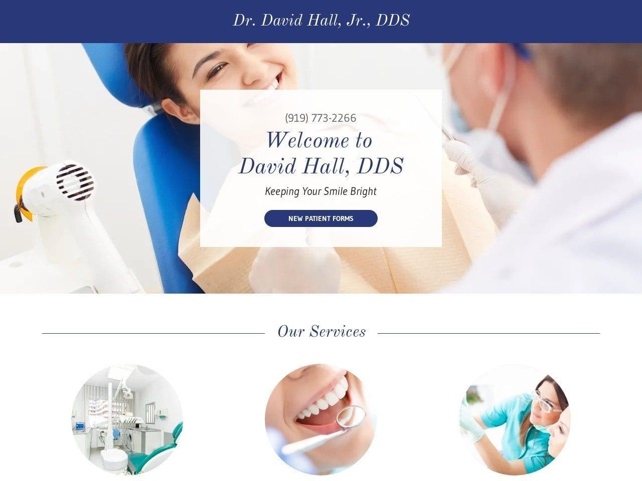 Dr. David J. Hall Jr DDS screenshot