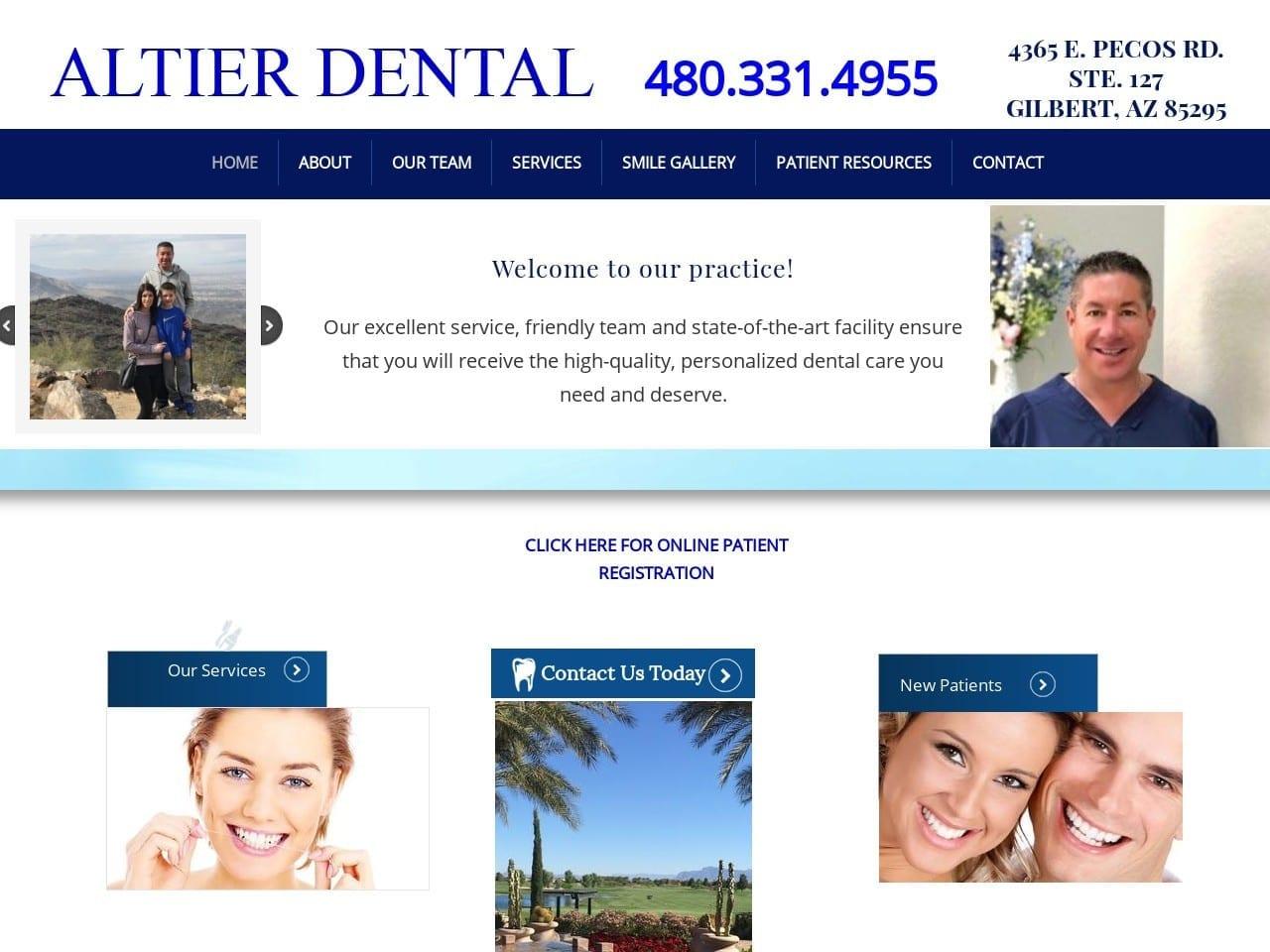 Aesthetic Family Dental Center Frank Altier DMD screenshot
