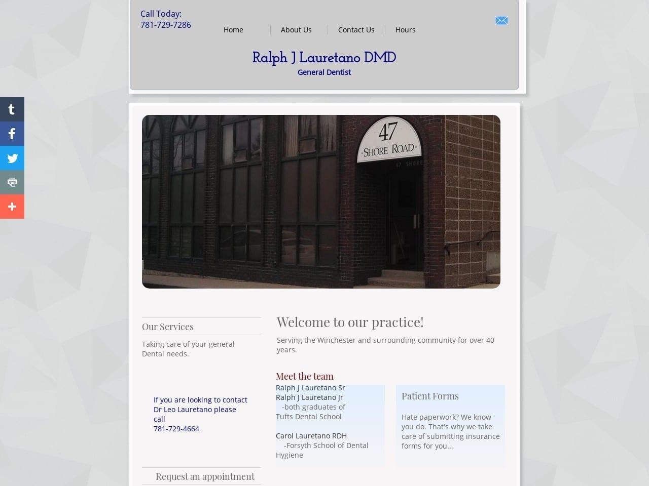Dr. Ralph J. Lauretano Jr DMD