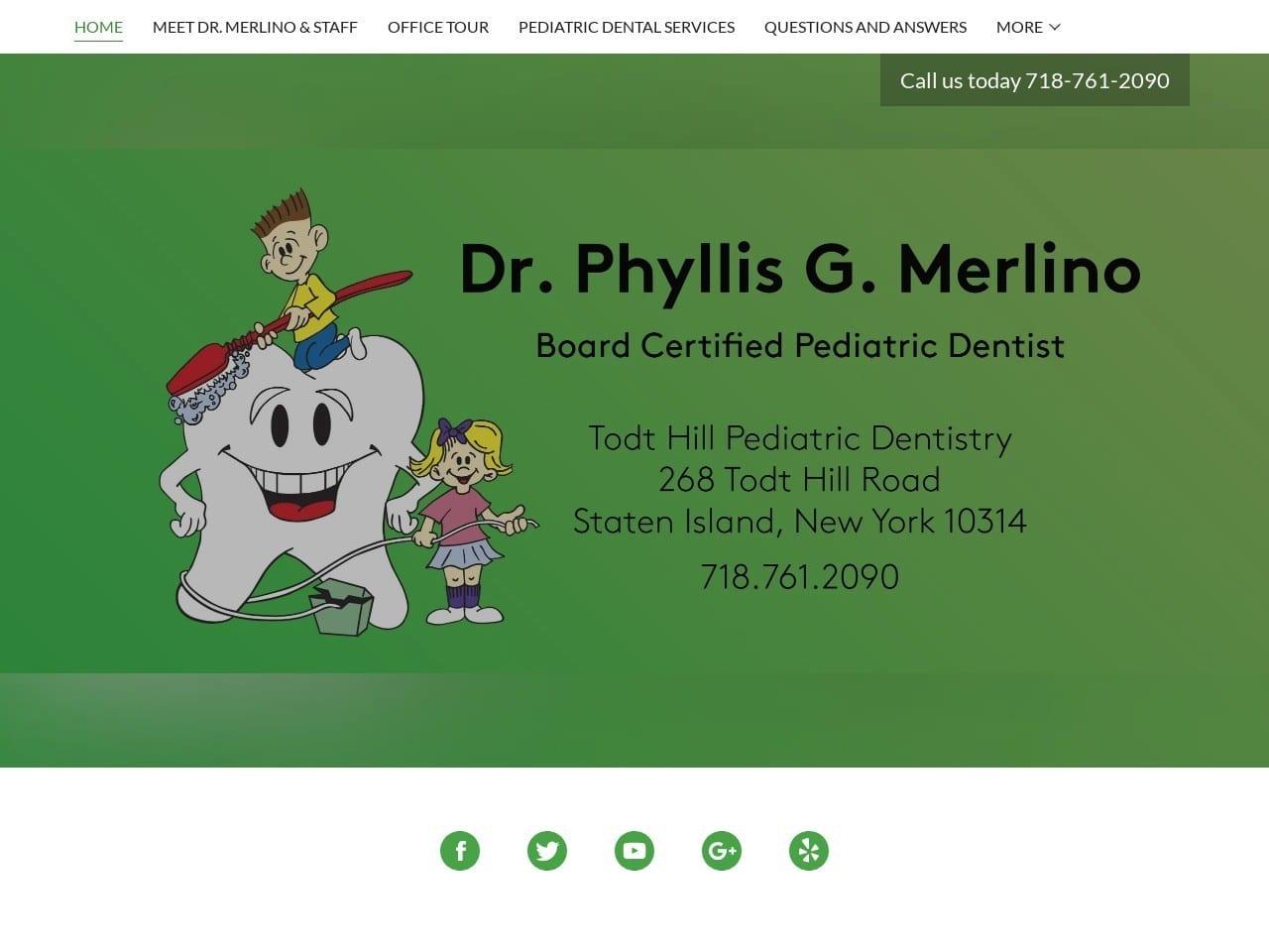 Phyllis G. Merlino Dds Todt Hill Pediatric Dentist screenshot