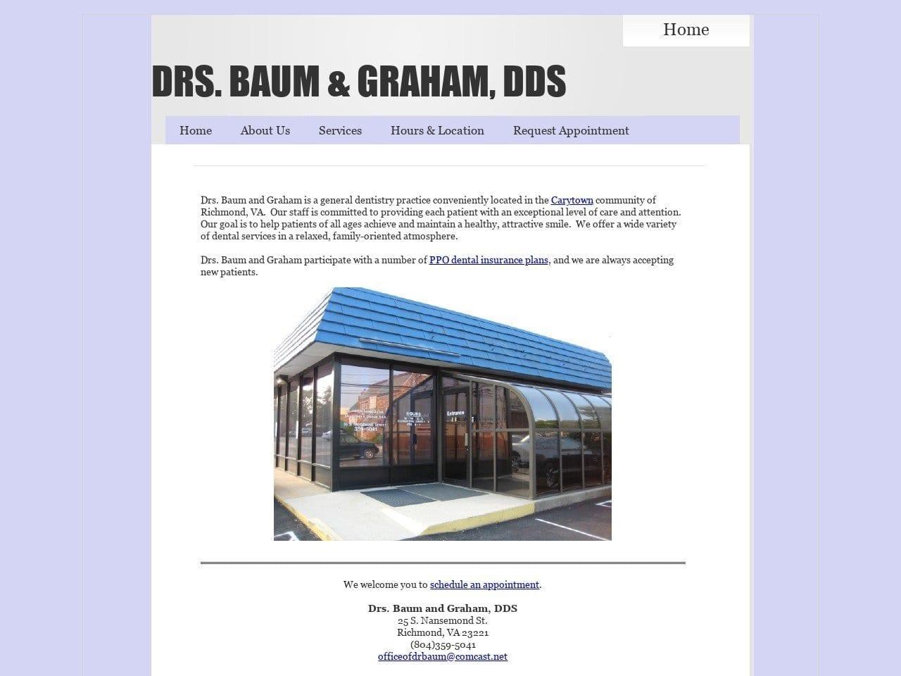 Baum & Moore Baum James N DDS screenshot