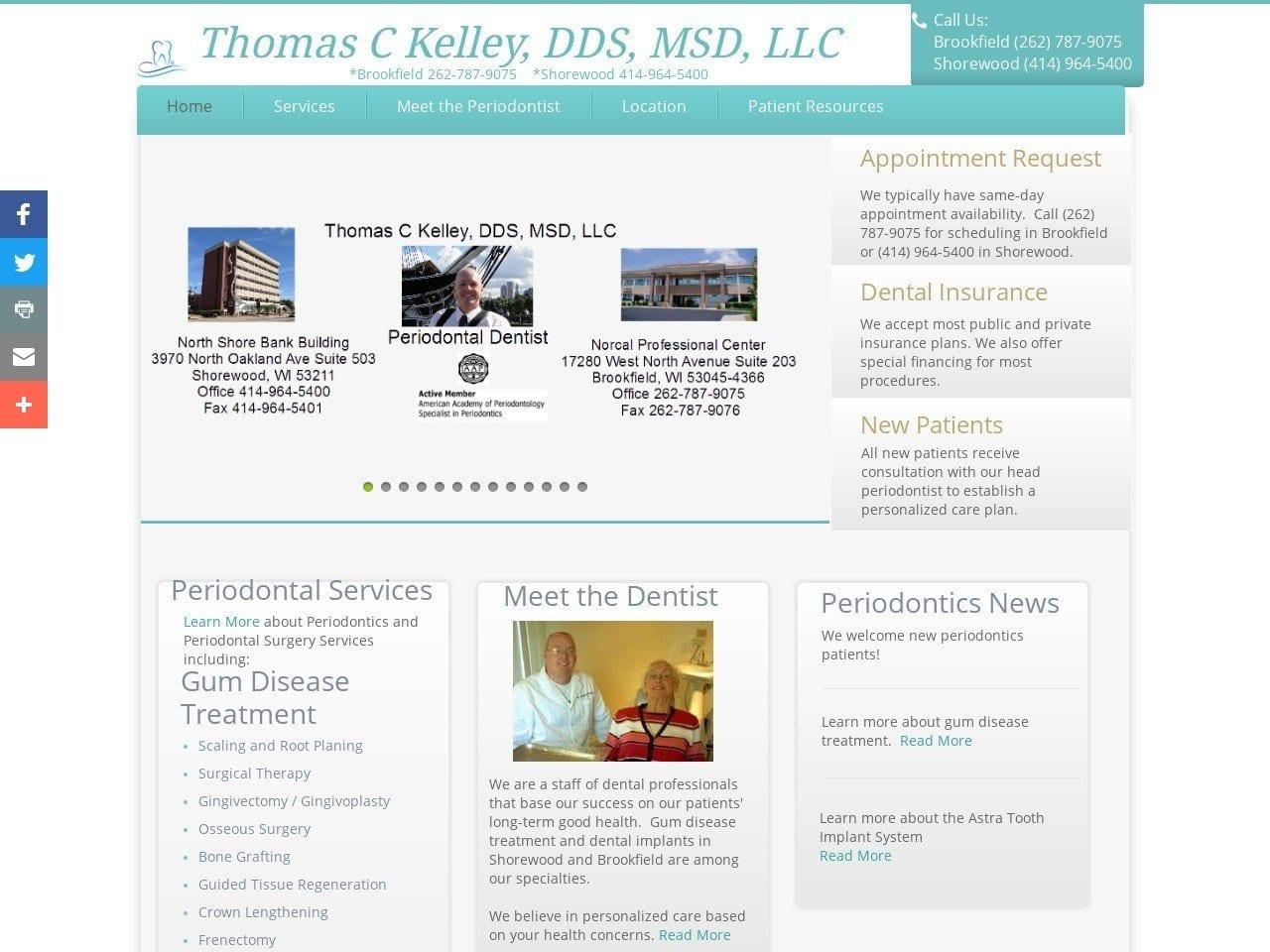 Thomas C. Kelley D.D.S. M.S.D screenshot
