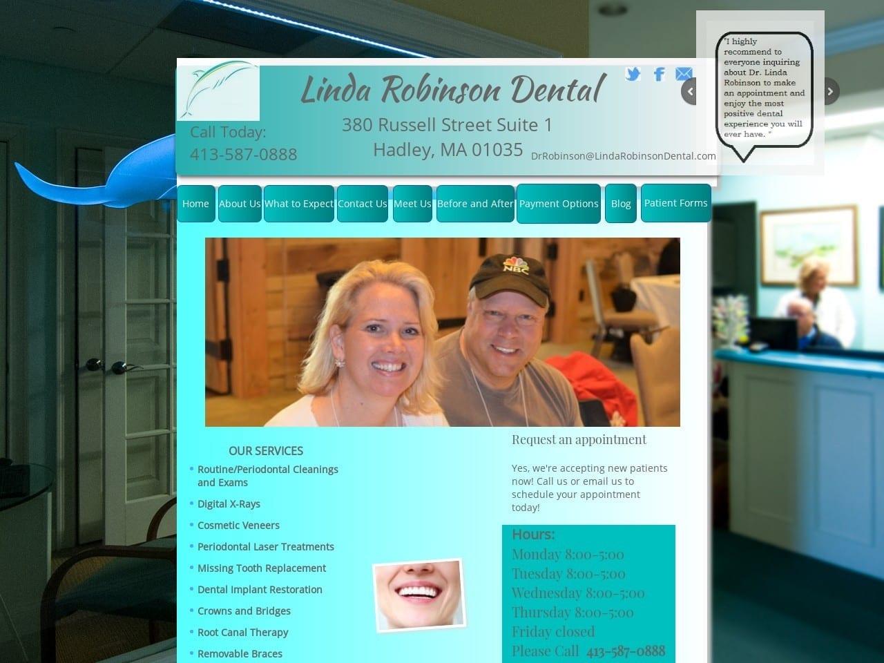 Linda Robinson Dental screenshot