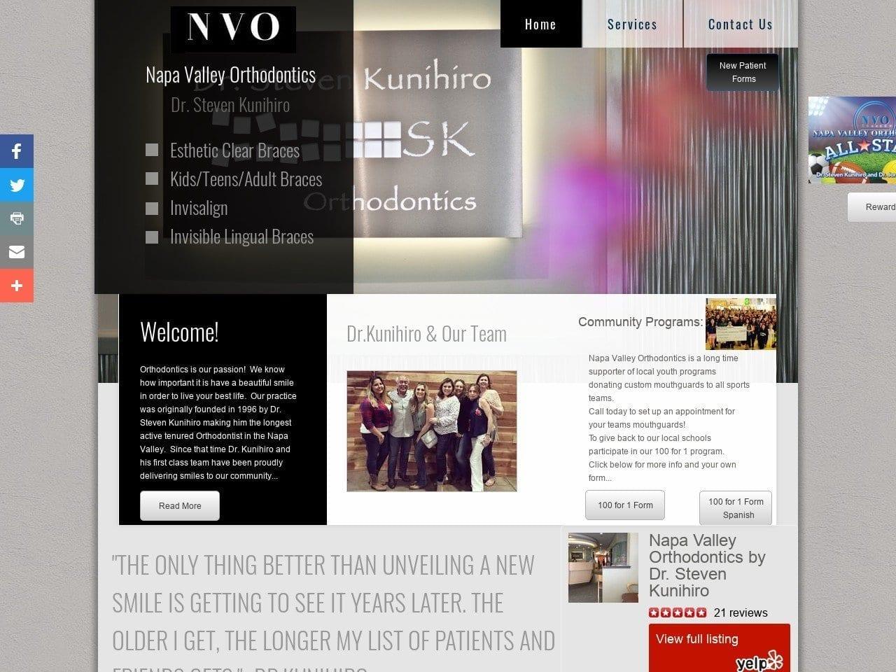 Napa Valley Orthodontics | Steven Kunihiro Dds | J