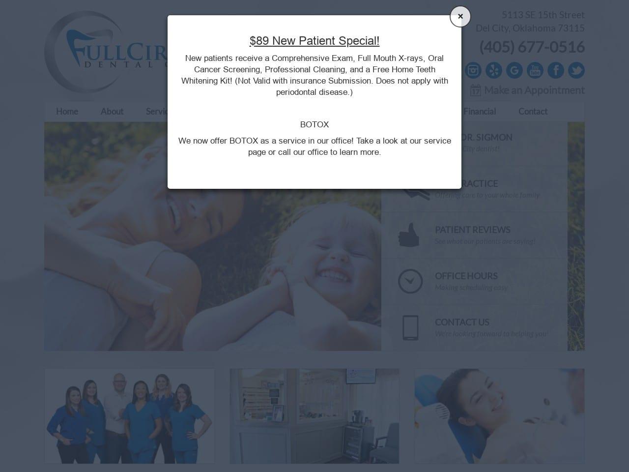 Sigmon Family Dentist screenshot
