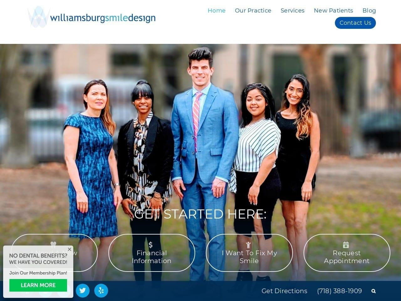 Ian Mapes DDS (Williamsburg Smile Design) screenshot