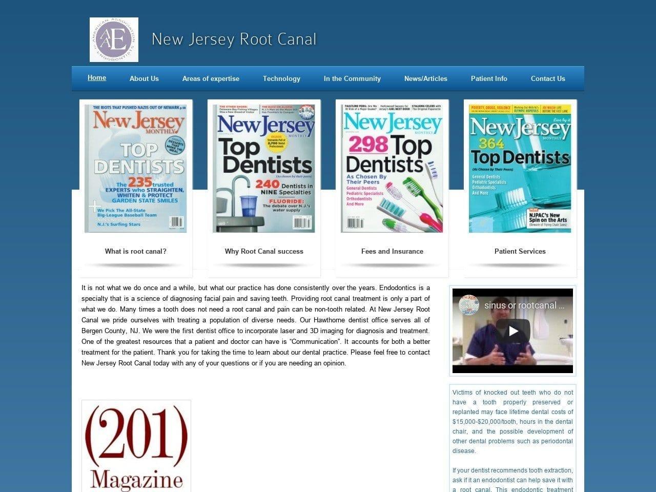 New Jersey Root Canal Bauer Christopher DDS