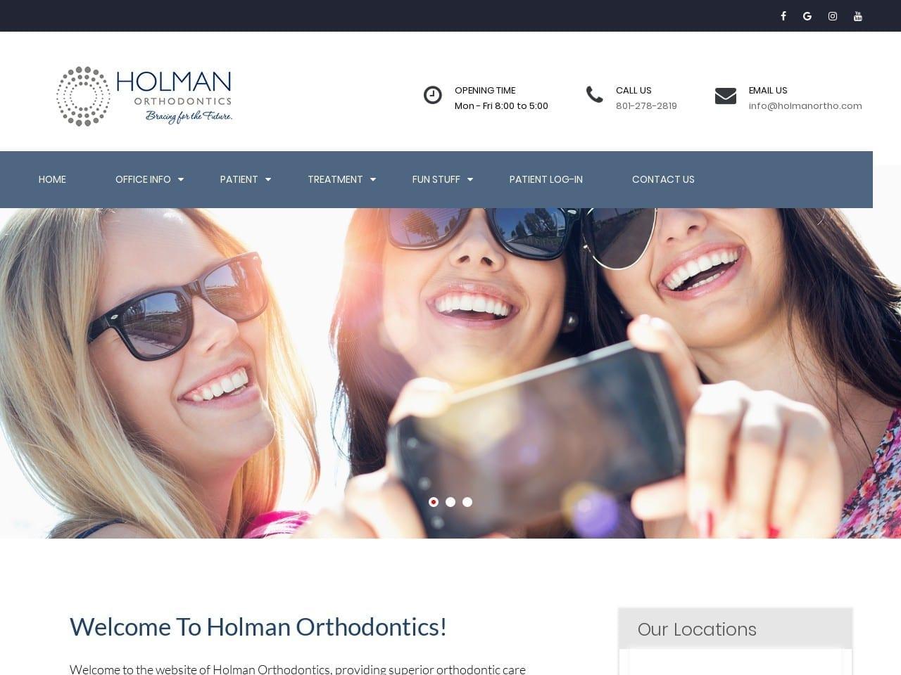 Dr. Brian G. Holman DDS screenshot