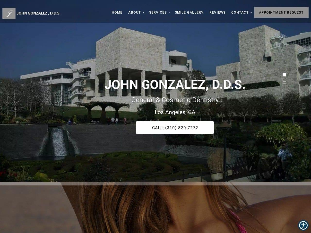 Gonzalez John DDS screenshot