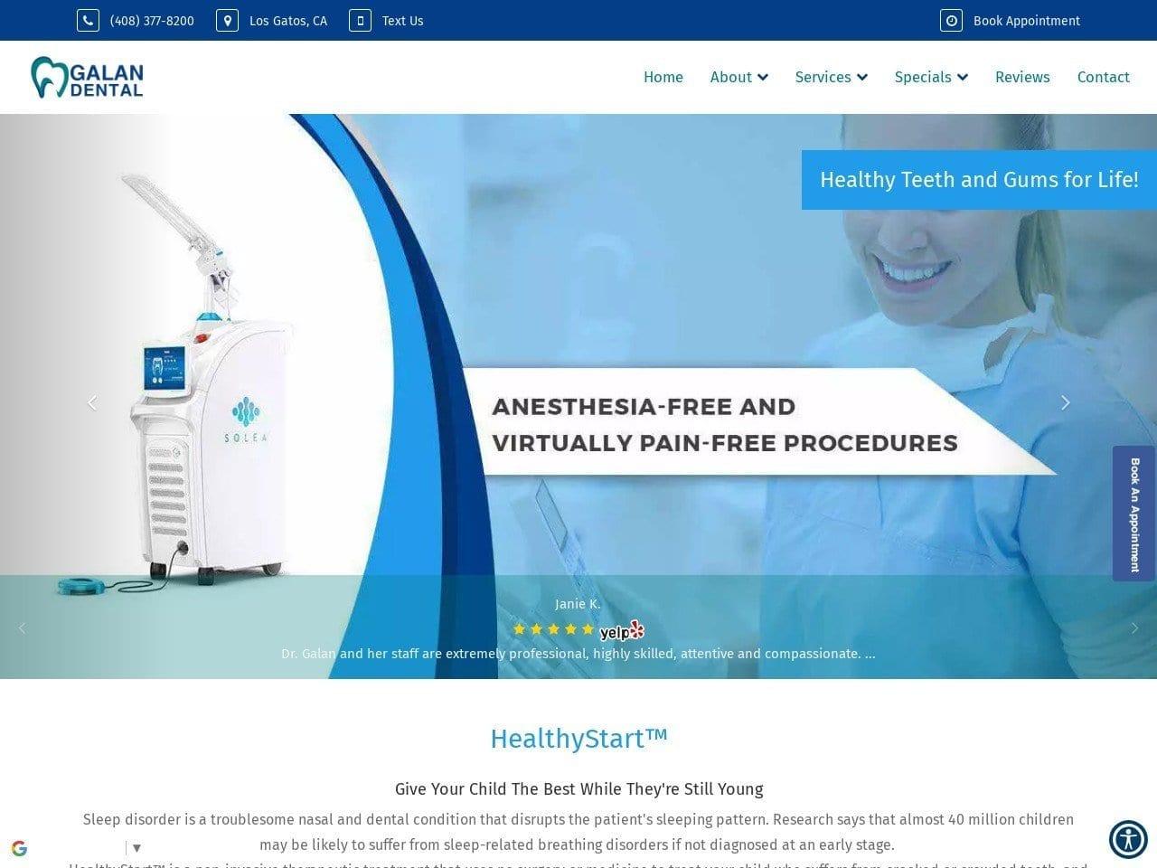 Galan Dental screenshot