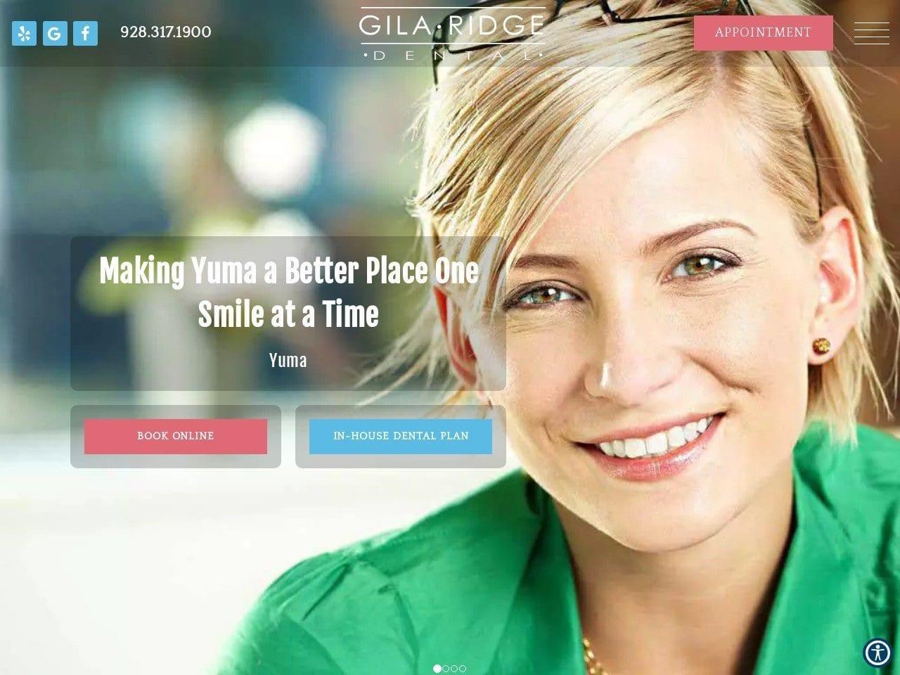 Gila Ridge Dental screenshot