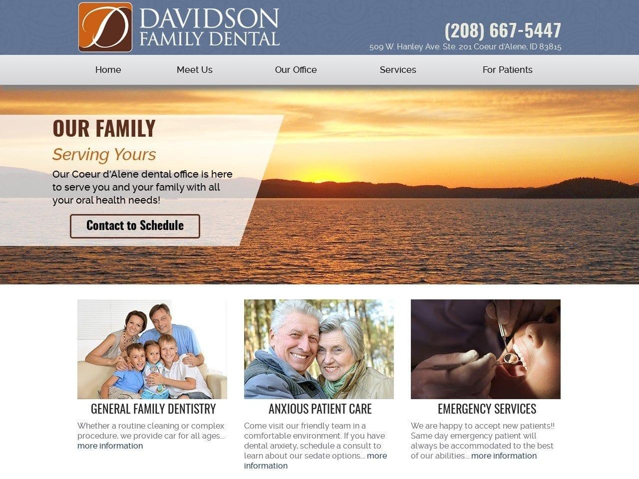 Davidson Family Dentistry Davidson Daniel B DMD