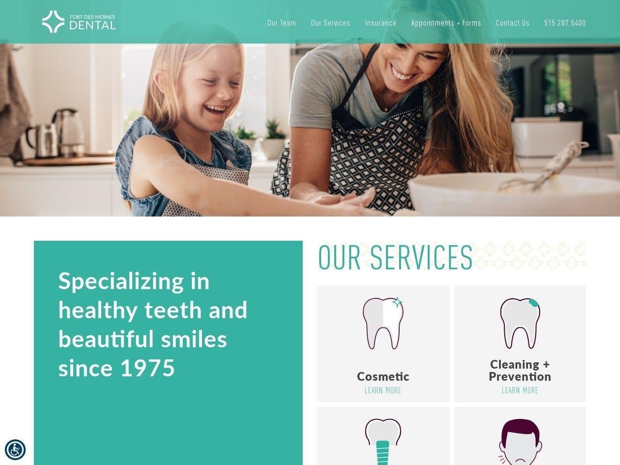 Fort Des Moines Dental screenshot