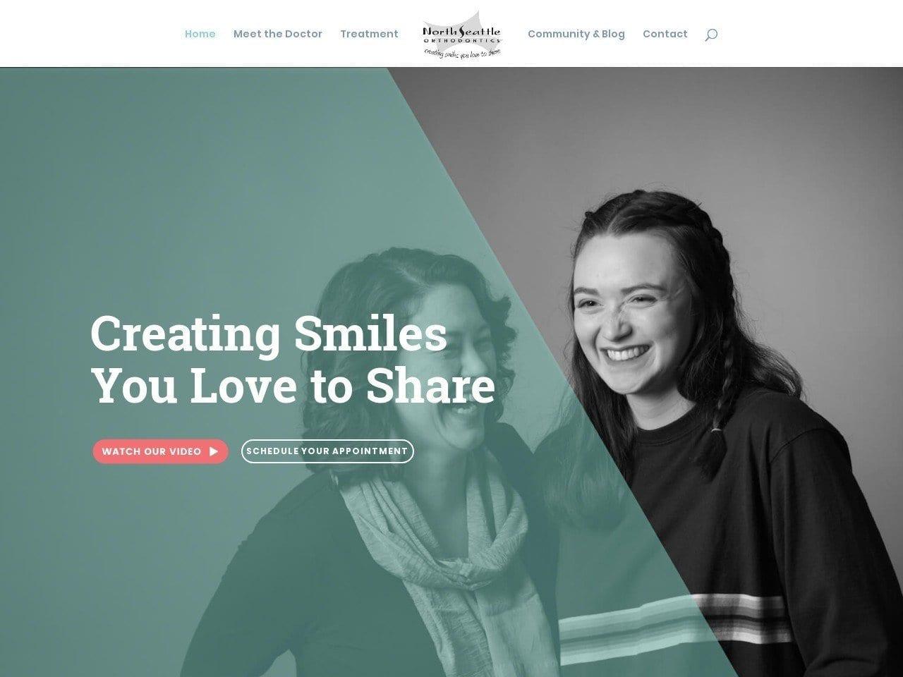 North Seattle Orthodontics screenshot
