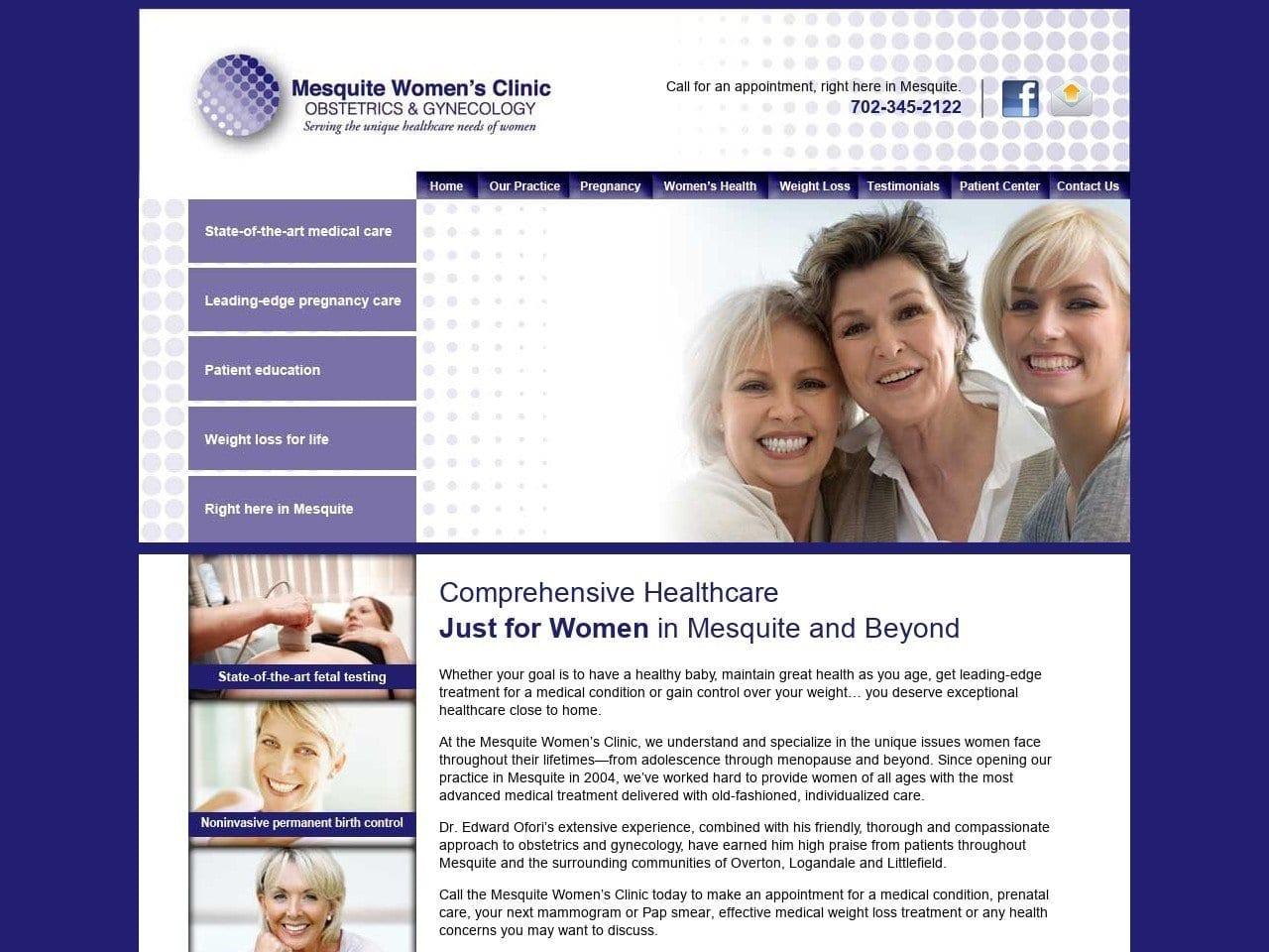 Mesquite Womens Clinic screenshot