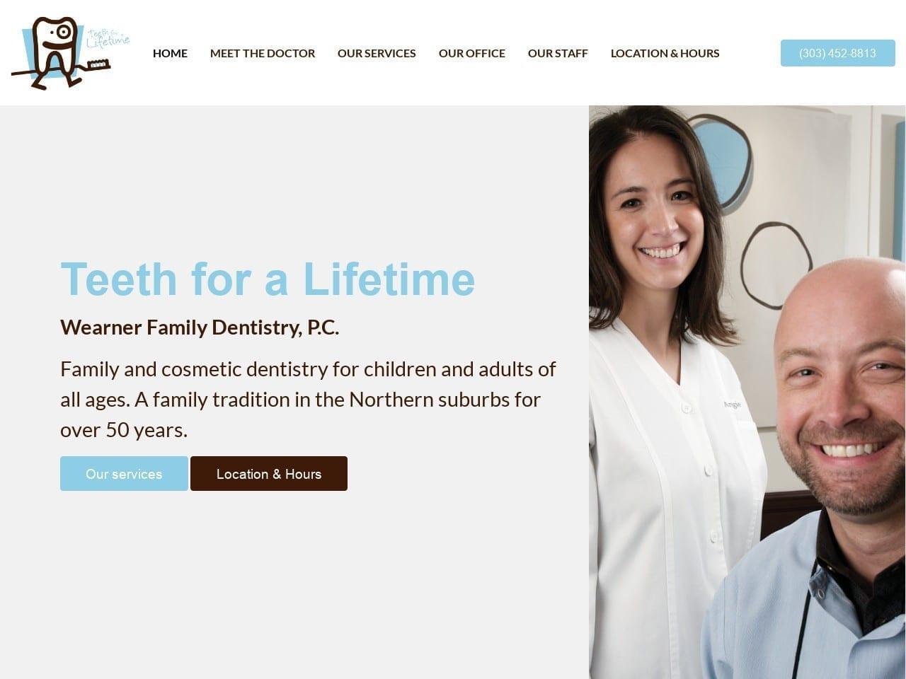 Wearner Family Dentist screenshot